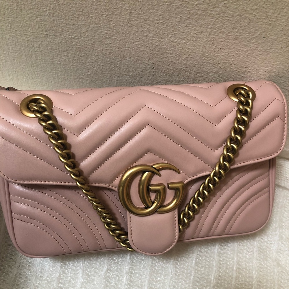 Gucci Marmont matelasse small shoulder bag